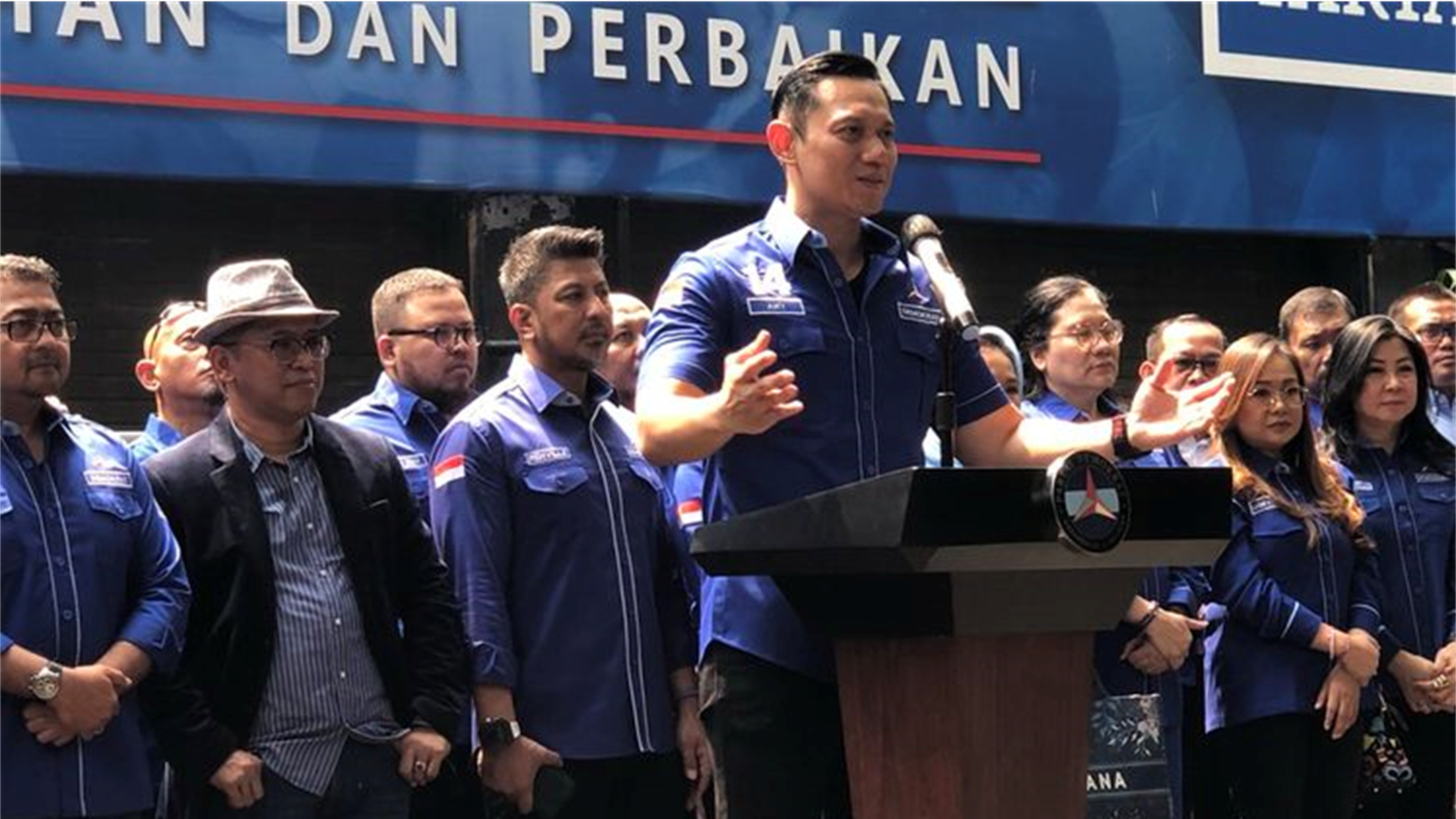 Ketua Umum Demokrat AHY soal bakal cawapres Anies Baswedan.