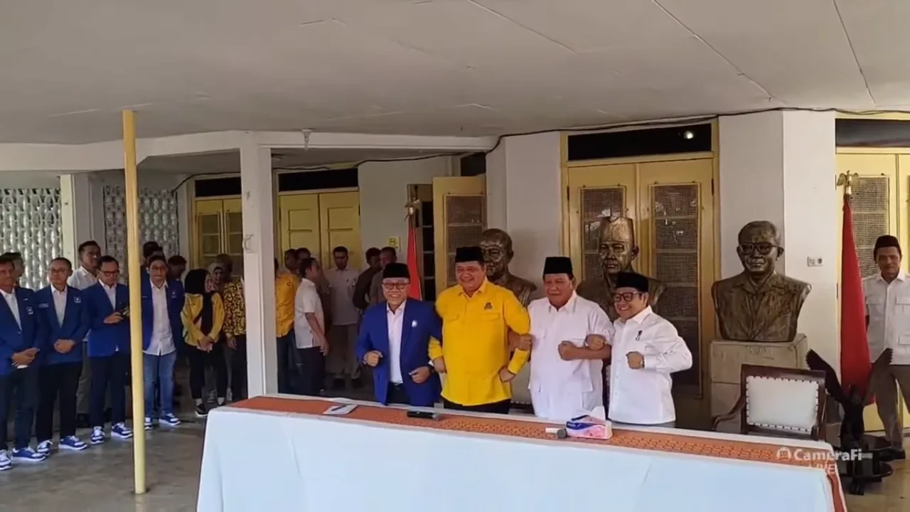 Golkar dan PAN Resmi Gabung dengan Koalisi Prabowo